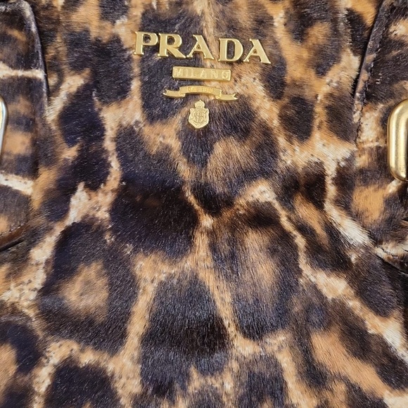 Prada Authentic Frame Bag Cavallino Calf Hair Large - Picture 4 of 5